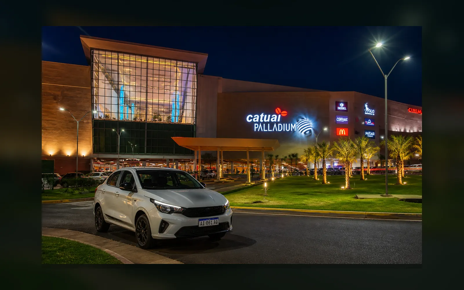 El auto en Foz do Iguaçu